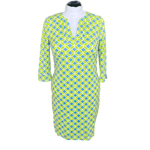 Katherine Way Dresses | Katherine Way Blue And Green Sheath Dress Size M | Color: Blue/Green | Size: M | Pm-48504630's Closet